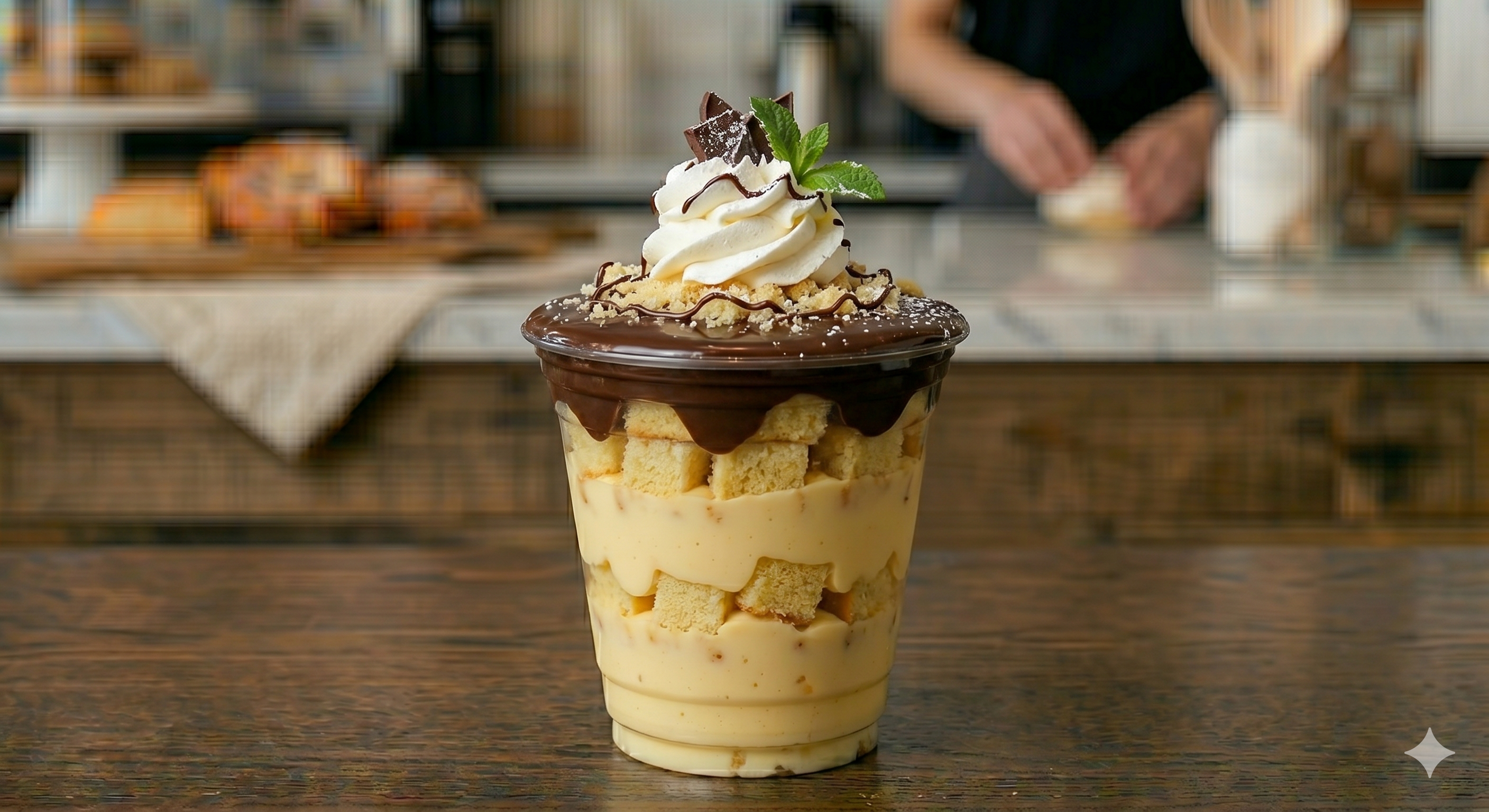 Boston cream Trifle